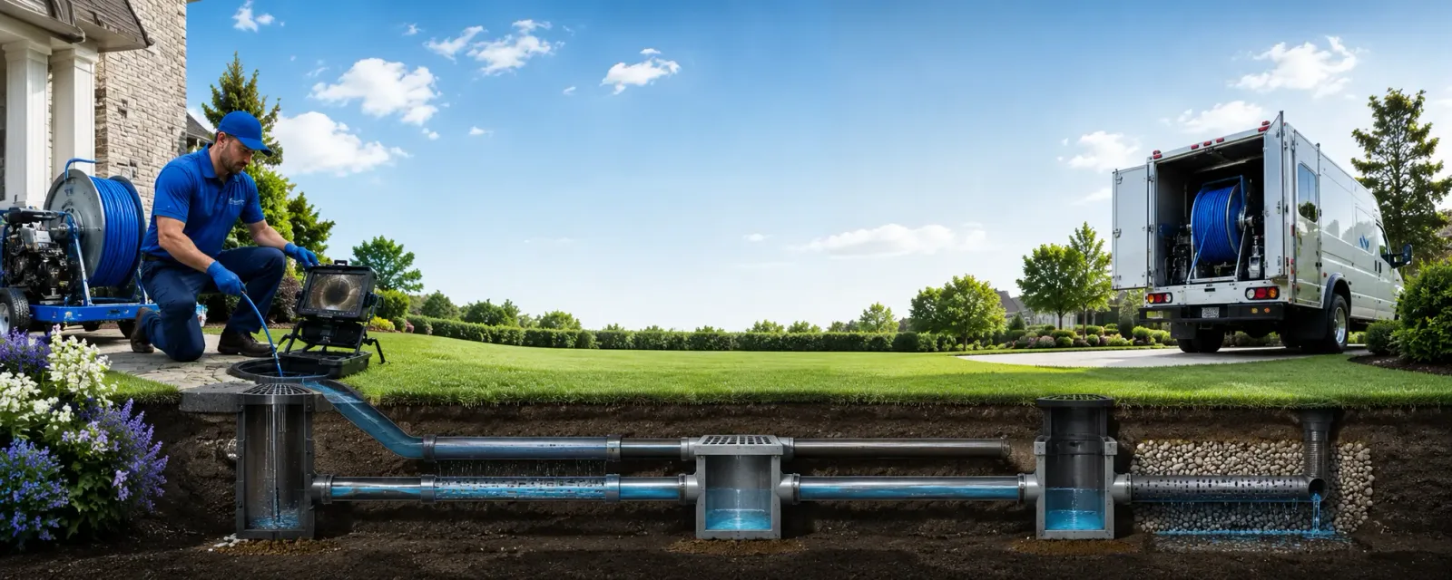 Outdoor drain cleaning information for Cornwall On Hudson, NY